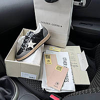 Кросівки Golden Goose Black Grey Premium, чоловічі кросівки Golden Goose, чорні кросівки Голден Гус, чорно-сірі кросівки Golden G