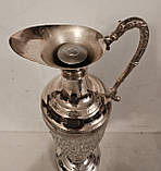 Хрустальний Декантер графин для вина з латунню, фото 2