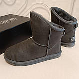 Уггі жіночі кожані Australia luxe чорні 40 розмір., фото 2