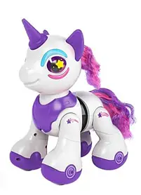 Тварина 8008 на радіокеруванні, єдиноріг 25см, музика, звук, світло, сенсорний, програми, їздить, танцює, 2 кольори, на батарейках