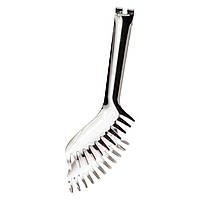 Щипці кухонні металеві 23×4 (см) кулінарні щипці для м'яса, риби, гриля кухарські щипці Сріблястий HP-8-65