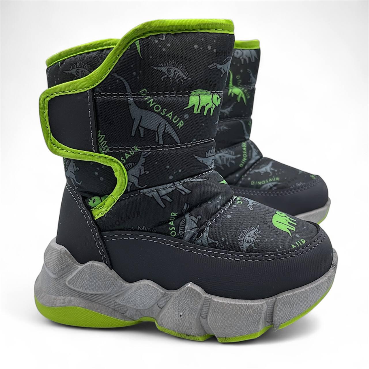 Дитячі зимові дутики для хлопчика Apawwa 22-27р, фото 1