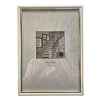 Фоторамка 21*30 см Біла з срібним