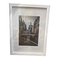 Фоторамка 15*21 см Біла (плоский багет)
