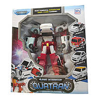 Іграшка трансформер 4 в 1, робот трансформується у 4 машинки, 518A