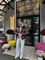 Куртка жіноча коротка з капюшоном