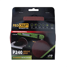 Шкірка шліфувальна Procraft K150.240 UNIVERSAL (набір 10 шт.)