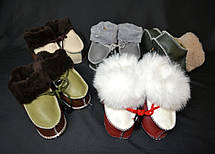 Бурки дитячі на овчині (пінетки), фото 2