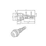 Ніпель комбінований для рукава Ø3,2/Ø6 під гайку M16x1,5, фото 4