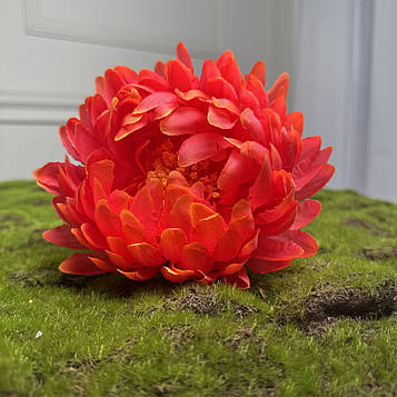 Хризантема штучна коралова |Д- 14 см | 16 шт. в упаковці