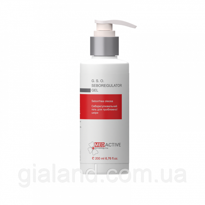 Себорегулювальний гель для проблемної шкіри Medactive G.S.O. SEBOREGULATOR GEL seborrhea oleosa