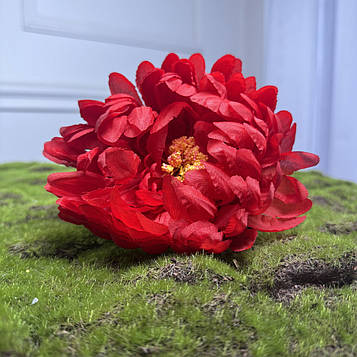 Хризантема штучна червона |Д- 14 см | 16 шт. в упаковці