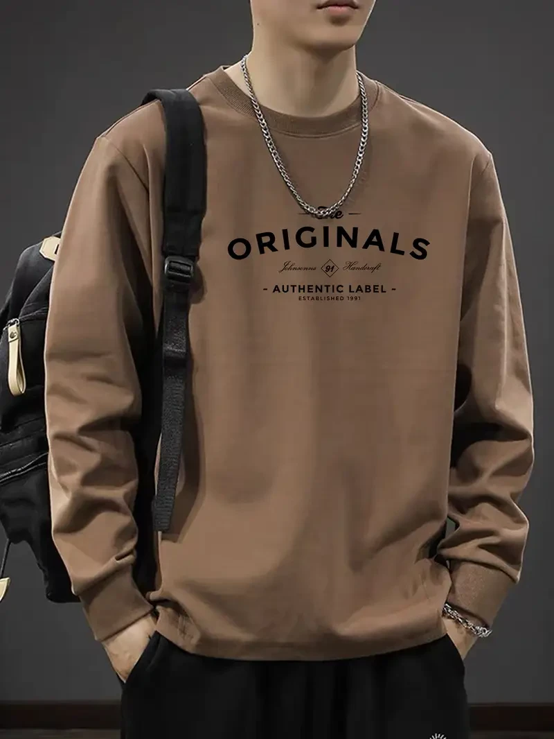 Чоловічий лонгслів однотонний бавовна SV101 | Чоловічий реглан | Чоловічий світшот однотонний | Чоловіча футболка з довгим рукавом