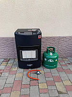 Газовий комплект обігрівач 2 в 1 Hausberg (редуктор, шланг) + балон 15 л