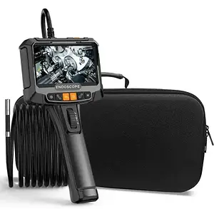 Відеоендоскоп INSKAM S10 6 мм, зонд 360°, 5" IPS екран, Full HD, водонепроникний, подвійна камера, для авто та промислової діагно