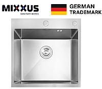 Квадратная кухонная мойка из нержавеющей стали 5050 врезная металлическая раковина стальная для кухни 0.8 nano