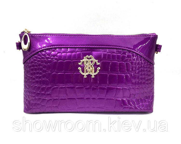 Клатч у стилі Roberto Cavalli (PU) black