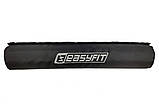 Накладка пом'якшувальна (бампер) на гриф EasyFit EF-BP-75 Comfort (Ø7,5см.), Чорна – для шиї, плечей і важкої атлетики, фото 2