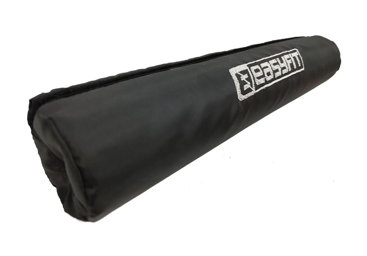 Накладка пом'якшувальна (бампер) на гриф EasyFit EF-BP-75 Comfort (Ø7,5см.), Чорна – для шиї, плечей і важкої атлетики, фото 1