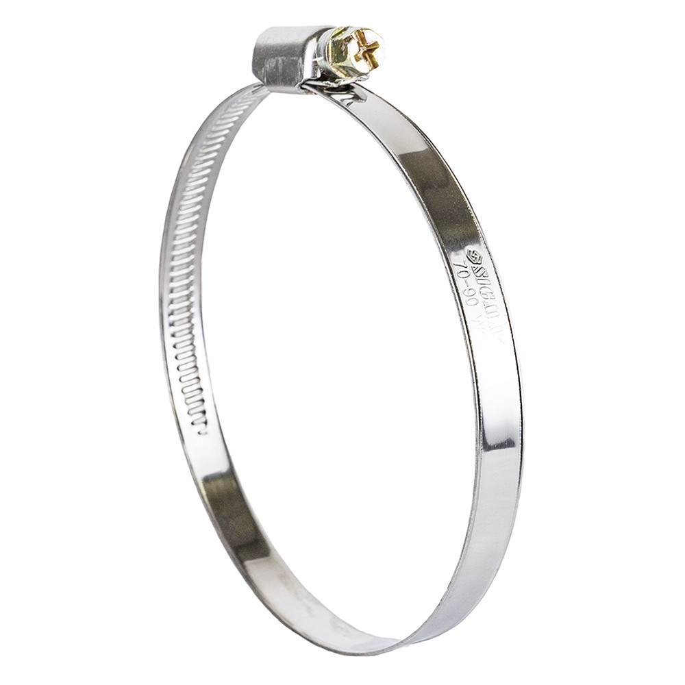 Хомут черв'ячний неіржавкий 9 мм D70-90мм 10 шт. SIGMA (2510151)