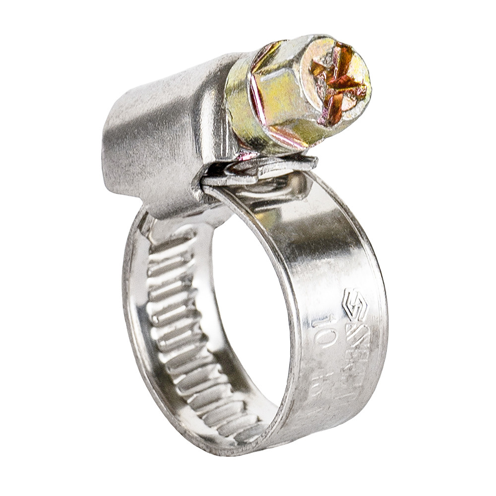 Хомут черв'ячний неіржавкий 9 мм D10-16мм 25шт SIGMA (2510011)