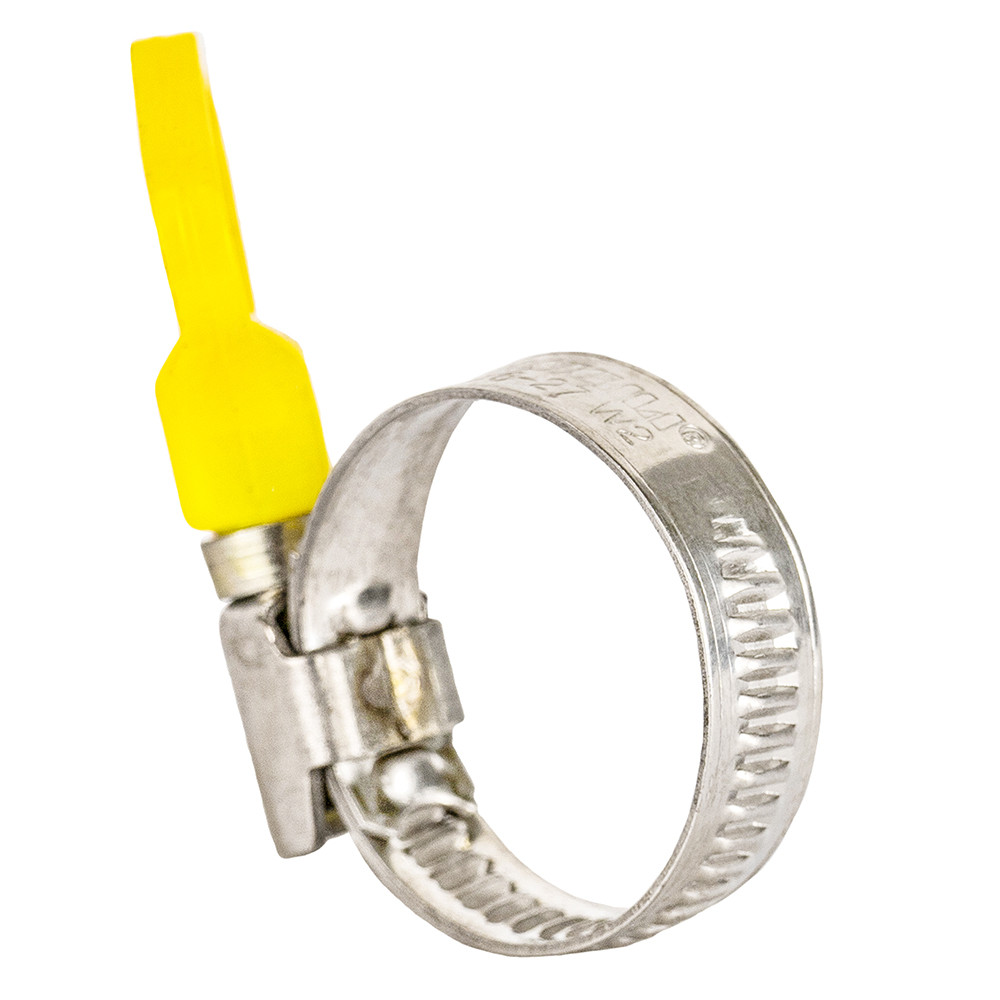 Хомут черв'ячний неіржавкий з метеликом 9 мм D16-27 мм 25 шт. SIGMA (2512041)