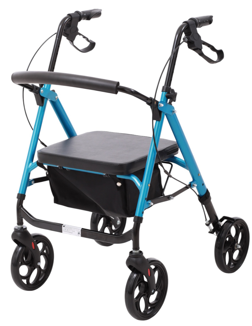 Ролатор алюмінієвий полегшений з регулюванням висоти сидіння MED1-KY9158L-8, фото 1