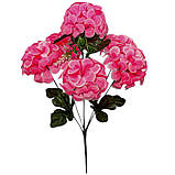 Штучні квіти букет калинка 6-ка, 36см, фото 2