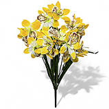 Штучні квіти букет орхідеї Тай, 50см, фото 3