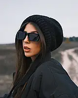 Шапка на завязках - Black