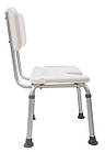 Стілець для душу зі спинкою на ніжках MED1-SC6015A, фото 3