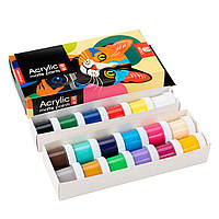 Фарби акрилові Arteo набір 18 кв. по 10 мл ColorCat матова 322112009