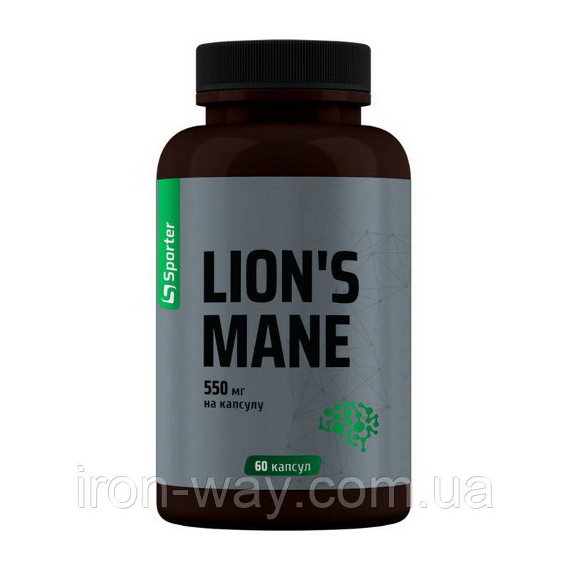 Sporter Lion`s Mane 550 mg (60 caps), фото 1
