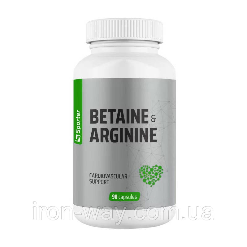 Sporter Betaine & Arginine (90 caps), фото 1
