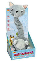 Інтерактивна іграшка-повторюха. Котик