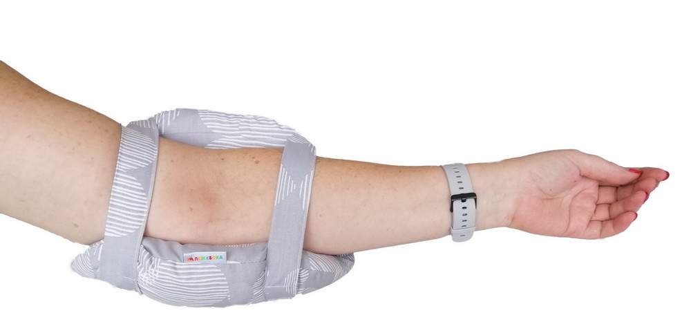 Подушка від пролежнів на лікті, кульки пінополістиролу Лежебока