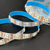 Піксельна світлодіодна стрічка RGB SMD 5050 5V 60 д.м. IP20 WS2813 (ціна 1м)