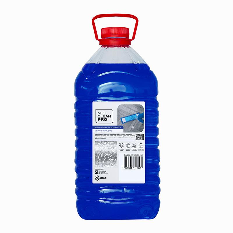 Універсальний засіб для миття всіх видів поверхонь "Свіжість після дощу", 5л., (2шт/ящ) - NeoCleanPro Економ