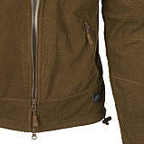 Кофта Helikon-Tex Alpha Tactical Grid Fleece, Coyote, фото 3
