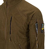 Кофта Helikon-Tex Alpha Tactical Grid Fleece, Coyote, фото 6