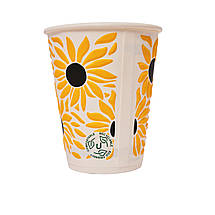 Стакан 350мл ЄВРО - 3D “СОНЯШНИК" (25шт), 24уп/ящ (кр-90), фото 4