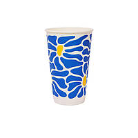 Стакан 450мл ЄВРО - 3D “РОМАШКА" (15шт), 36уп/ящ (кр-90)