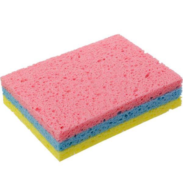 Серветки губчасті целюлозні 9*13см (3шт.), 50уп./ящ.