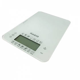 Ваги кухонні 22 х 15 см 5 кг MAGIO MG-696 білі
