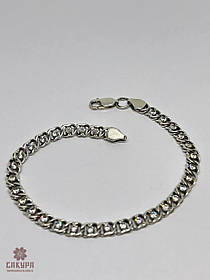 Срібний Браслет зі вставкою цирконій