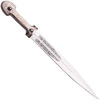 Сувенірний кинжал Кизляр "ККВ-с" (мельхіор/шкіра)