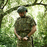 Тактичний Каремат-сидушка Kiborg 20mm Cordura Мультикам Каремат під балістичний пакет, фото 7