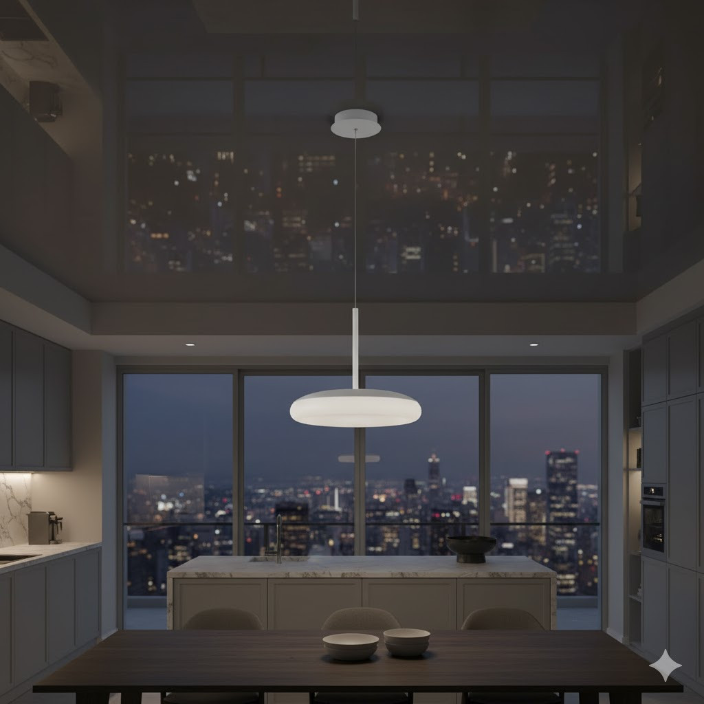 Світлодіодна підвісна люстра Levistella 44W до 10 м² колір Білий LVS5458, фото 1