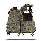 Комплект Плитоноски Kiborg GU gen.2 з балістичним захистом та бронеплитами Multicam | Cordura 1000D NIR, фото 2