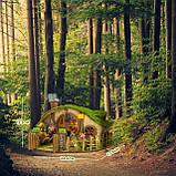 Румбокс Хатина Хобіта Інтер'єрний конструктор The Magic Ring House DIY Roombox Kit SQ-59, фото 2